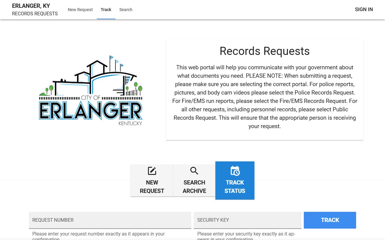 Erlanger Police Records Online Portal