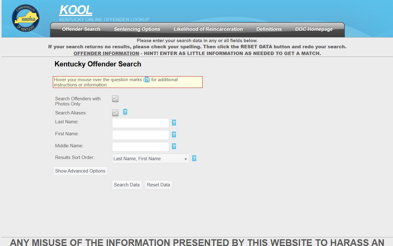 Kentucky Police Records