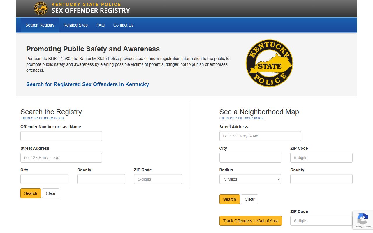 Kentucky Police Records